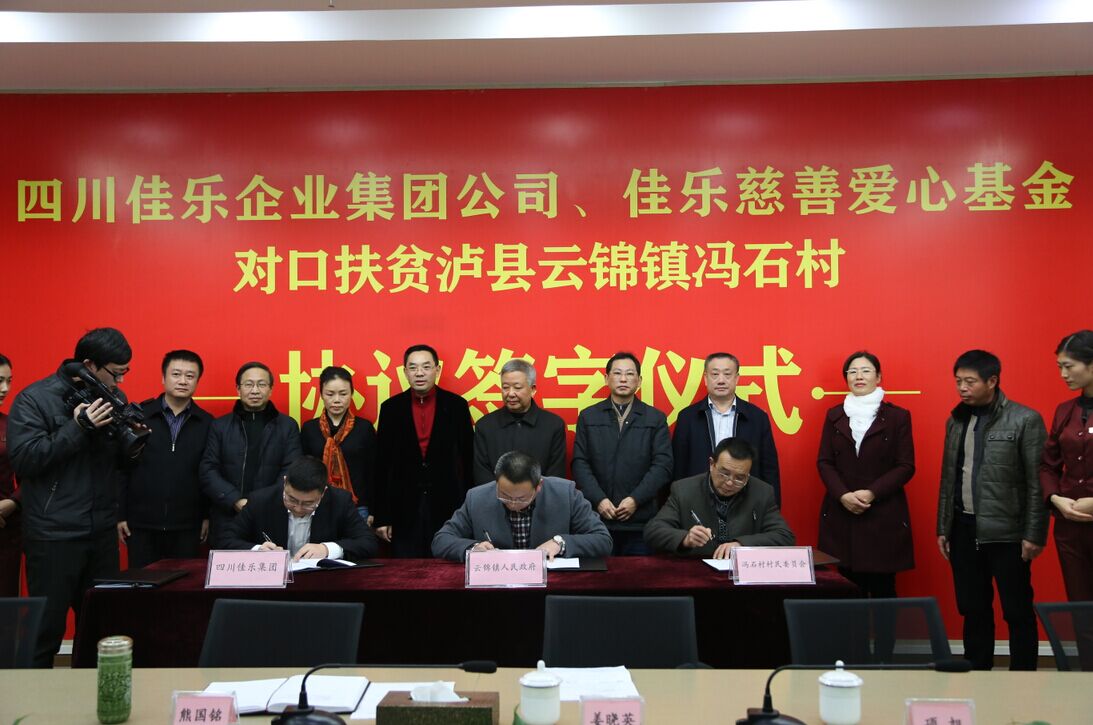 尊龙集团集团多项步伐对口扶贫泸县冯石村