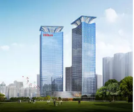Hello，，，，Hilton！希尔顿旅馆入驻泸州金融商业中心【尊龙集团世纪城】